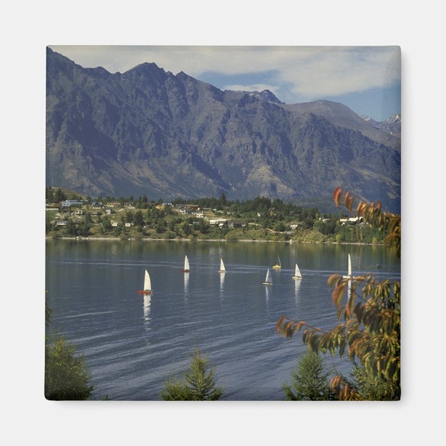 Oceanien, Nya Zeeland, Sydön, Queenstown. Magnet (Framsidan)