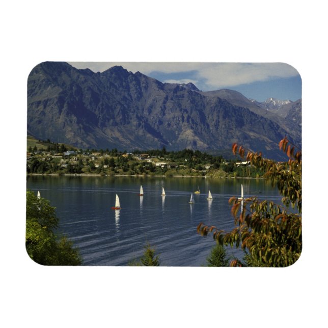 Oceanien, Nya Zeeland, Sydön, Queenstown. Magnet (Horisontell)