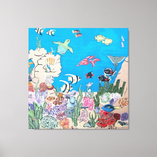 Oceanien på Canvas (Framsida)
