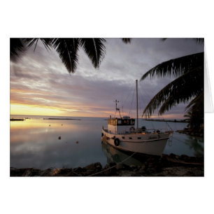 Oceanien, Polynesien, Cooköarna, Aitutaki, Hälsningskort