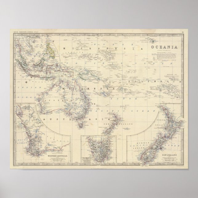 Oceanien Poster (Framsidan)
