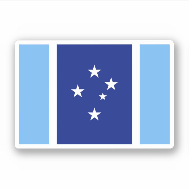 Oceanien-unionen Klistermärken (Framsida)