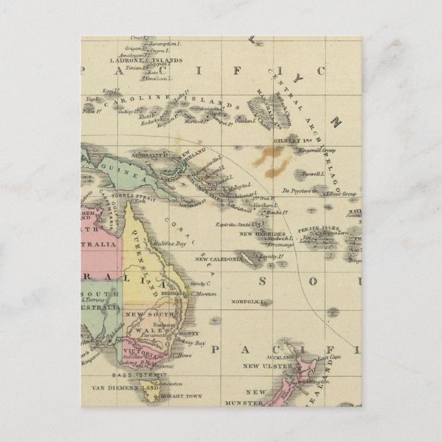 Oceanien Vykort (Framsida)