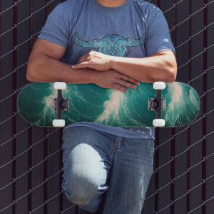 Oceanisk Mini Skateboard Bräda 18,5 Cm