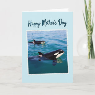 Oceanisk Mors Dag Kärlekskort Kort