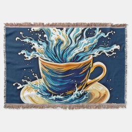 Oceaniska kaffe Stänk Filt