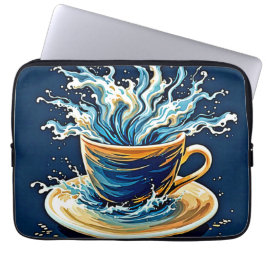 Oceaniska kaffe Stänk Laptop Fodral