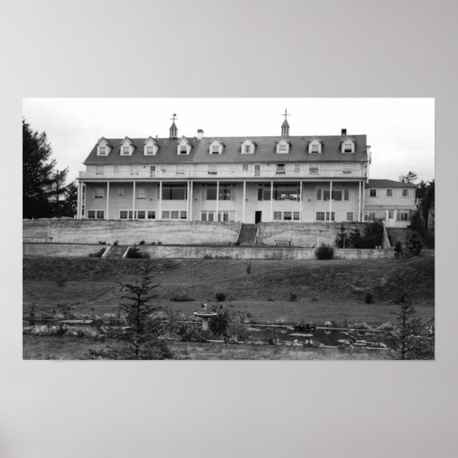 Oceanlake, Oregon View of the Dorchester House Poster (Framsidan)