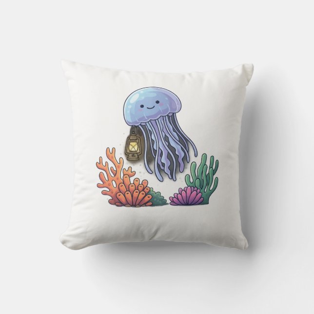 Oceanlykta maneter kudde (Framsida)