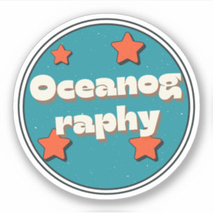 Oceanografi Klistermärken