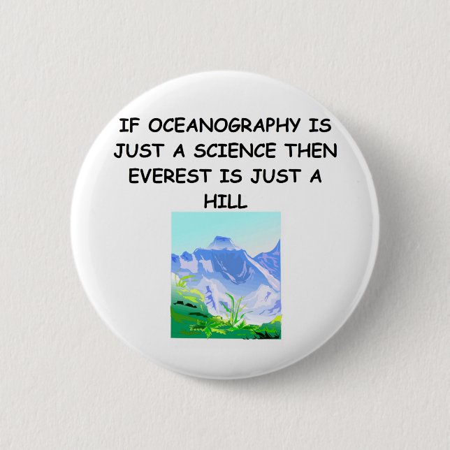 OCEANOGRAPHYgåvat-skjortor Knapp (Framsida)