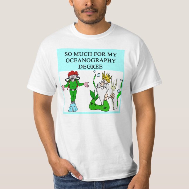 OCEANOGRAPHYoceanographer T-shirt (Framsida)