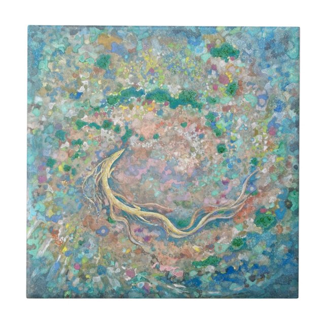 Ocean's Forest: Dragon's Current Kakelplatta (Framsidan)