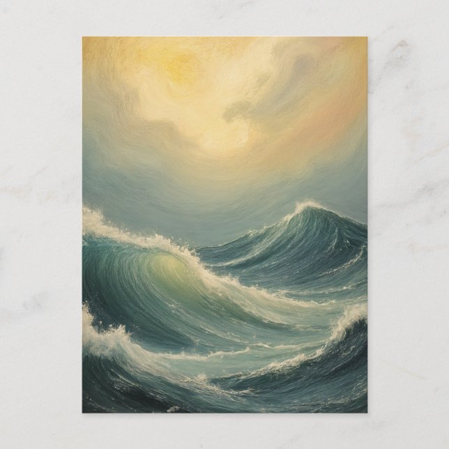 Ocean's Fury vid Dawn Vykort (Framsida)