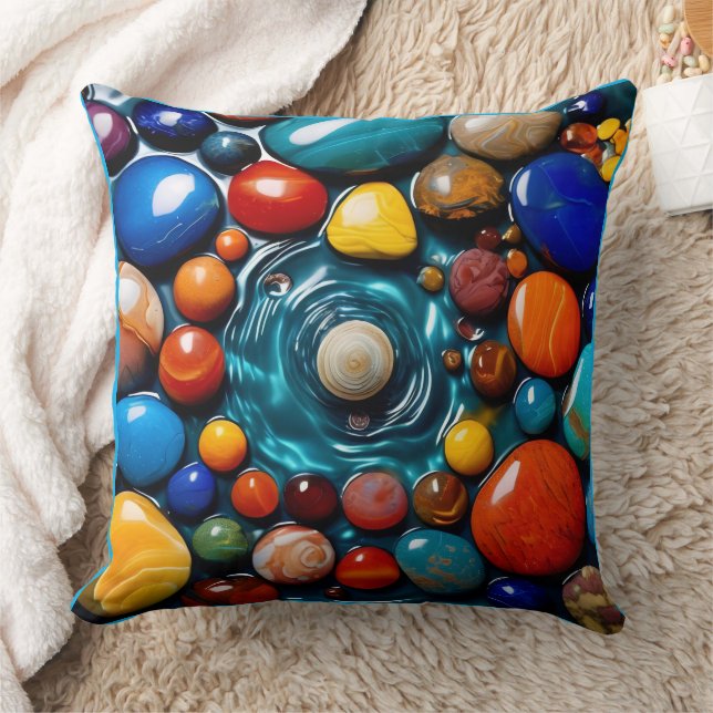 Ocean's Gem Mosaik Kudde (Filt)