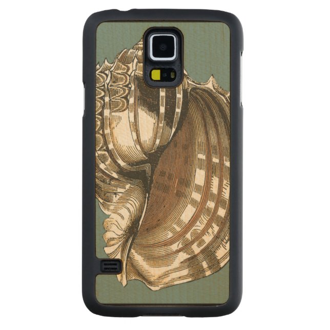 Ocean's Jewel Carved Lönn Galaxy S5 Slim Skal (Baksidan)