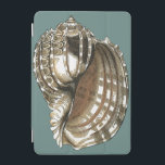 Ocean's Jewel iPad Mini Skydd<br><div class="desc">En av de finaste havsjuvelerna finns i bilden. Hitta det här stora årstidsskalet Conch i den här biet i modern konst. Den här stora säsongsbilden av Conch har en teal bakgrund och sepia och vit snäcka. Lär dig med detta underbara biet i naturverk.</div>