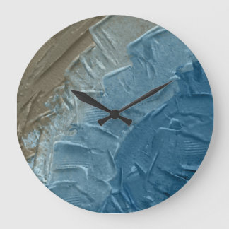 Ocean's Kant: A Digital Painting of Tranquibility Stor Klocka