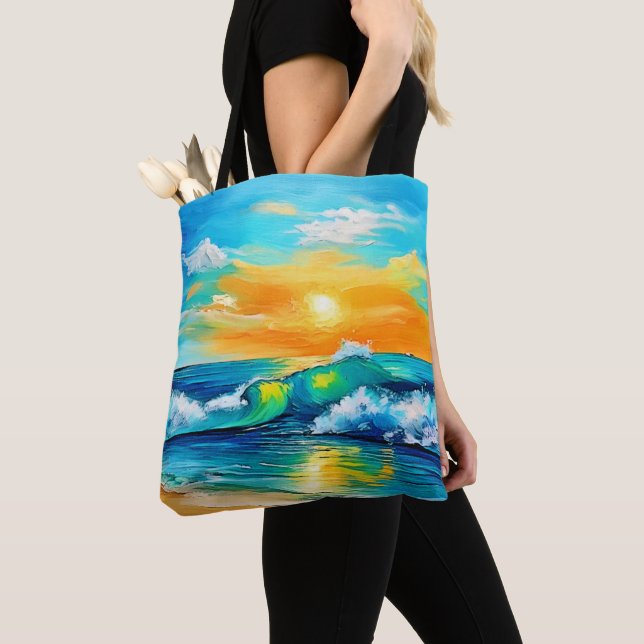 Ocean's Kiss: Sunset Vinkar Tygkasse (Närbild)