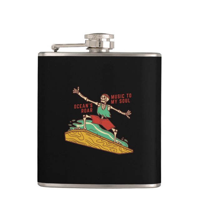 Oceans Roar Music till Soul på en kolv Fickplunta (Framsidan)