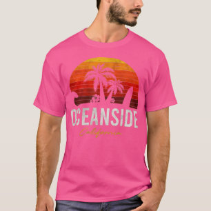 Oceanside Beach California Handflatan Vacation Sur T Shirt