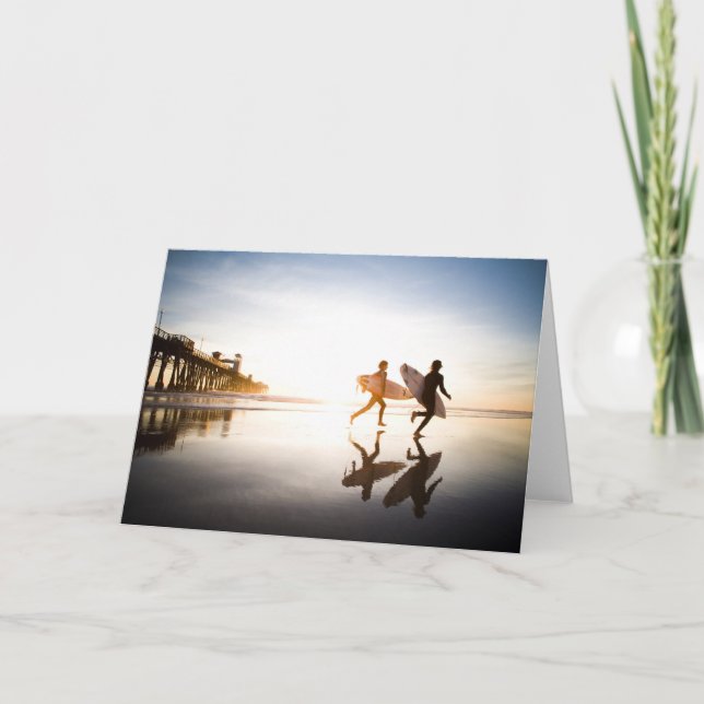 Oceanside Beach Kort (Framsida)