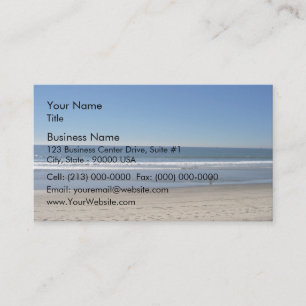 Oceanside Beach Visitkort