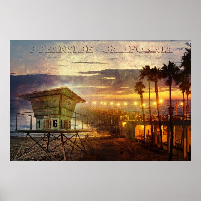 Oceanside California Poster (Framsidan)