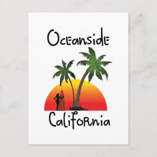 Oceanside California Vykort