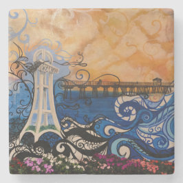 Oceanside Graffiti Stenunderlägg