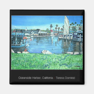 Oceanside Harbor, California Magnet