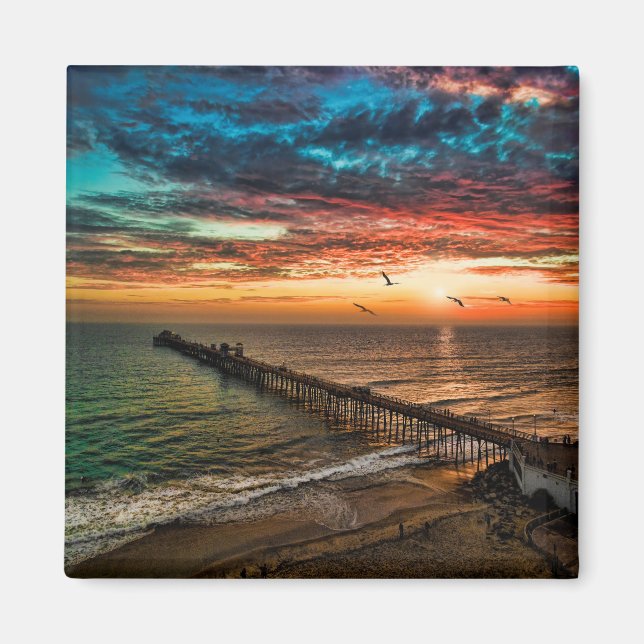 Oceanside, Kalifornien Magnet (Framsidan)