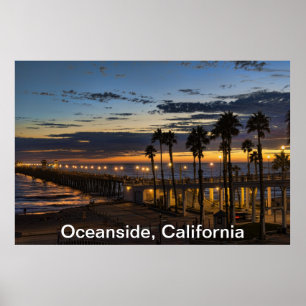 Oceanside, Kalifornien Poster