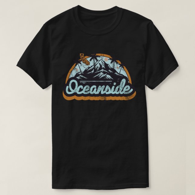 Oceanside, Kalifornien T Shirt (Design framsida)