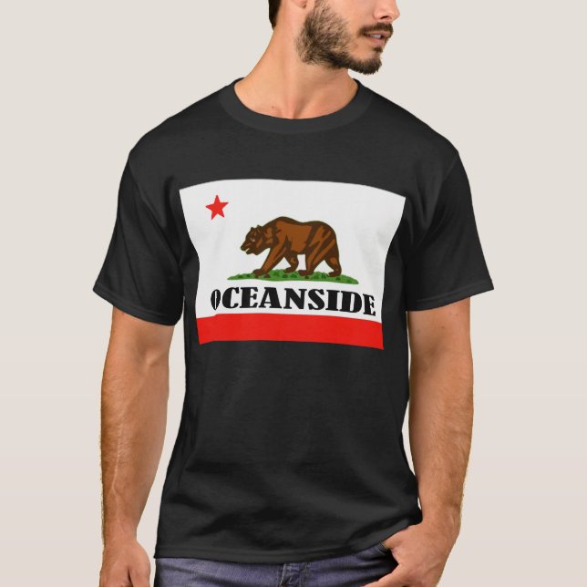 Oceanside, Kalifornien Tee Shirt (Framsida)