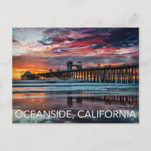 Oceanside, Kalifornien Vykort