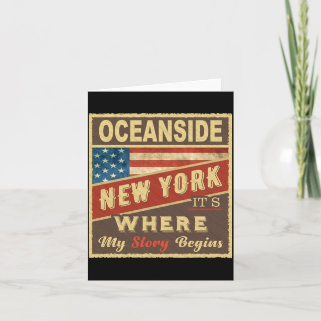 Oceanside Ny Its Where My Story Begins _1  Kort (Framsida)