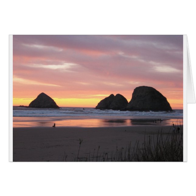 Oceanside, Oregon Hälsningskort (Framsidan Horizontal)