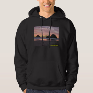 Oceanside Oregon Hoodiesvart Sweatshirt Med Luva