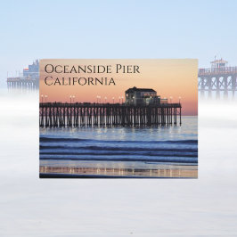 Oceanside Pier California Vykort