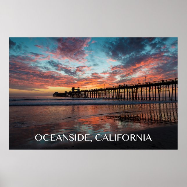 Oceanside Pier Poster (Framsidan)