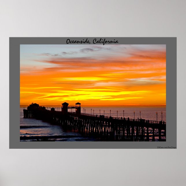 Oceanside Pier Poster (Framsidan)