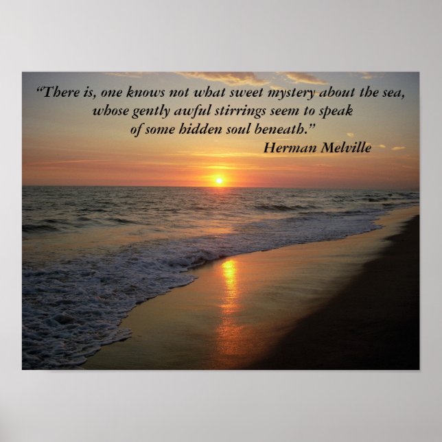 Oceanside Sunset Poster (Framsidan)