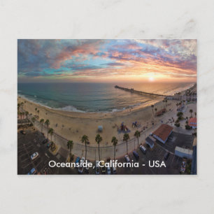 Oceanside Sunset Vykort