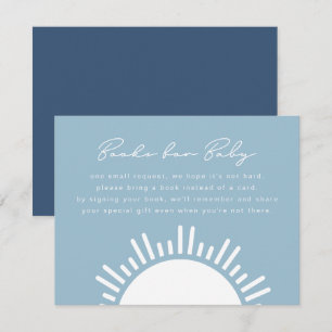 OCEANSIDE Tropical Beach Bokar for Baby Card Inbjudningar