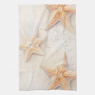 Oceansk gram Peach Beach Starfish Kökshandduk