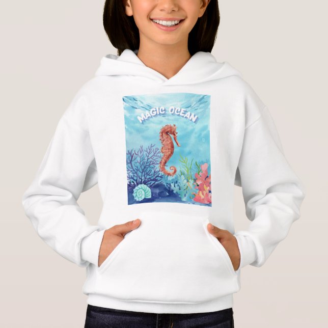 Oceansk häst t shirt (Framsida)