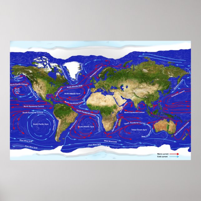 Oceanska valutor poster (Framsidan)