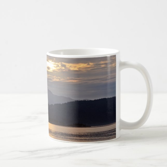 Oceansolnedgång Kaffemugg (Höger)