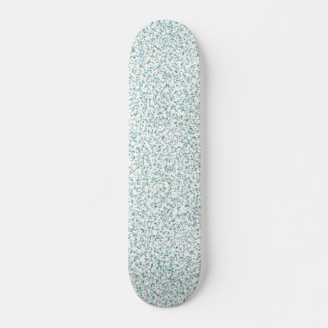 Oceanspired Specklade punkter Mini Skateboard Bräda 18,5 Cm (Framsida)